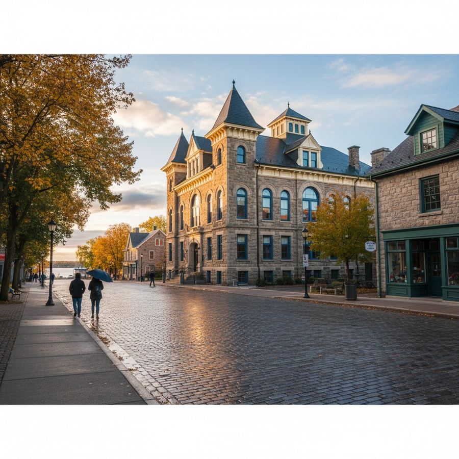 The restored Orillia Opera House on Mississaga Street